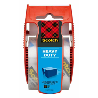 Scotch Heavy Duty Shipping Packaging Tape 1.88 Inch x 22.2 Yards - Each - Image 1