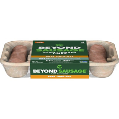 Beyond Meat Beyond Sausage Plant Based Brat Original Dinner Sausage ...