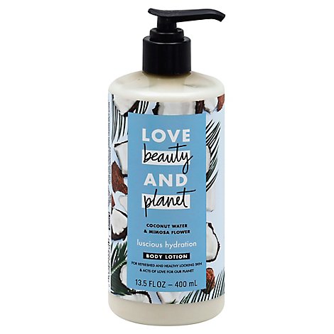 Love Beauty and Planet Body Lotion Coconut Water & Mimosa Flower - 13.5 Fl. Oz.