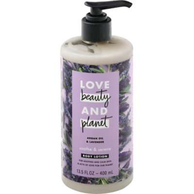 Love Beauty and Planet Body Lotion Argan Oil & Lavender - 13.5 Fl. Oz.
