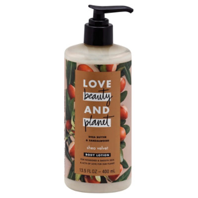 Love Beauty and Planet Body Lotion Shea Butter & Sandalwood - 13.5 Fl. Oz. - Image 1