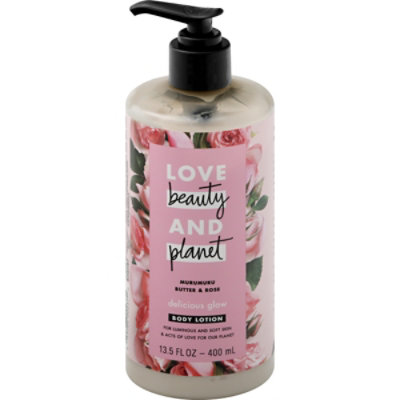 Love Beauty and Planet Body Lotion Murumuru Butter & Rose - 13.5 Fl. Oz.