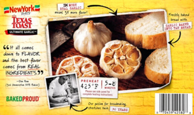 New York Ultimate Garlic Toast - 11.25 Oz - Image 3