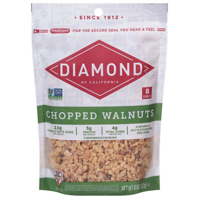 Diamond of California Walnuts Chopped - 8 Oz - Image 1