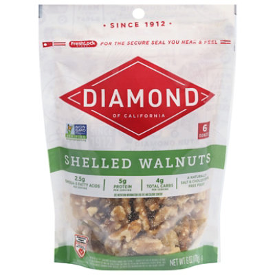 Diamond of California Walnuts Shelled - 6 Oz - Image 2