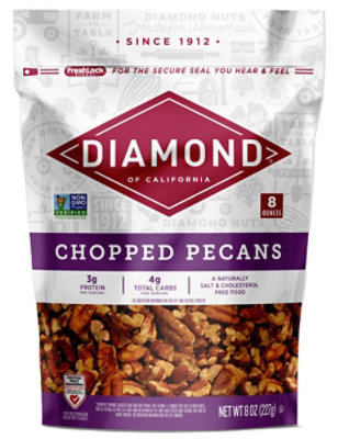 Diamond of California Chopped Pecans – 8 Oz.