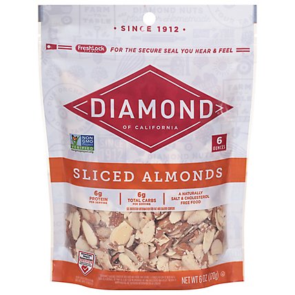 Diamond of California Almonds Sliced - 6 Oz - Image 3
