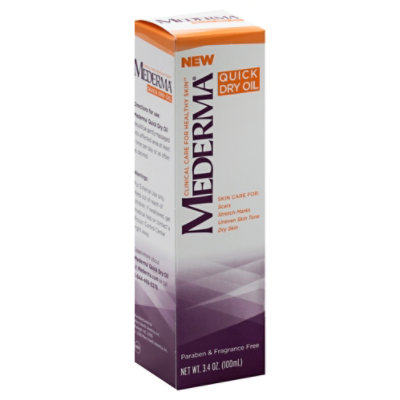 Mederma Oil Quick Dry Paraben & Fragrance Free - 3.4 Oz - Image 1