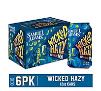 Samuel Adams Wicked Hazy Beer IPA Juicy New England - 6-12 Fl. Oz.