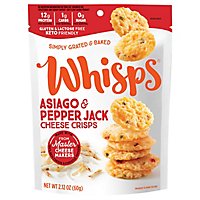 Whisps Cheese Crisps Asiago & Pepper Jack - 2.12 Oz - Image 1