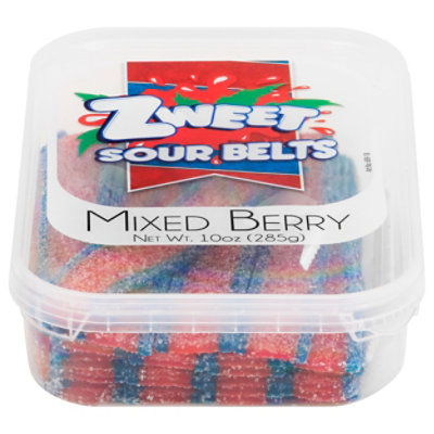 Zweet Sour Belts Mixed Berry - 10 Oz - Image 3