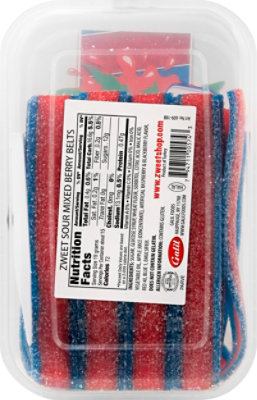 Zweet Sour Belts Mixed Berry - 10 Oz - Image 4