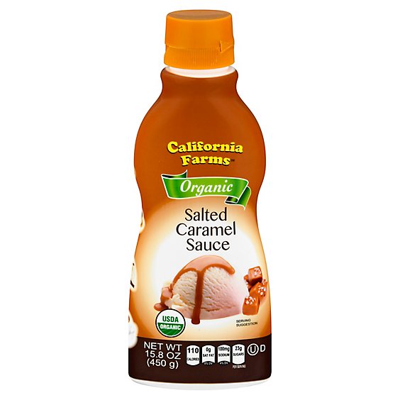 Californi Farms Sauce Salted Carmel Org - 15.8 Oz