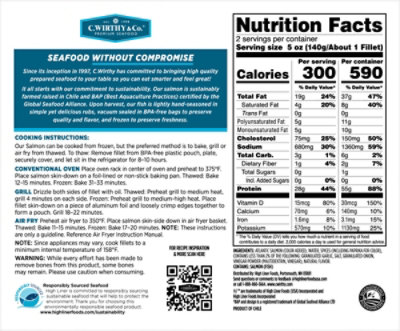 C.wirthy Blackened Salmon Portions - 10 Oz - Image 8