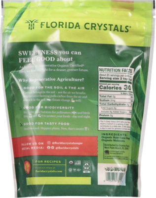 Florida Crystals Regenerative Organic Light Brown Raw Cane Sugar 1.5 lb. - Image 3