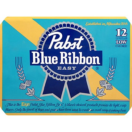 Pabst Blue Ribbon Easy In Cans - 12-12 Fl. Oz. - Image 4