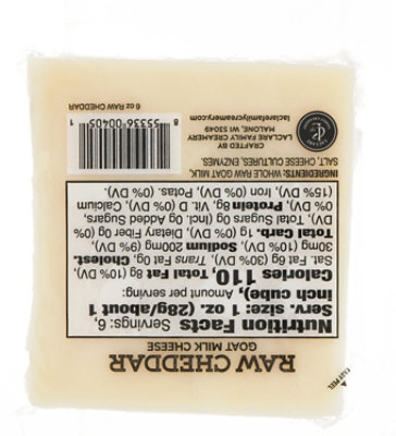 Laclare Goat Cheddar Raw Milk - 6 Oz - Image 6