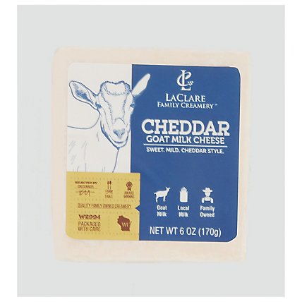 Laclare Goat Cheddar Raw Milk - 6 Oz - Image 2