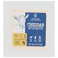 Laclare Goat Cheddar Raw Milk - 6 Oz - Image 1