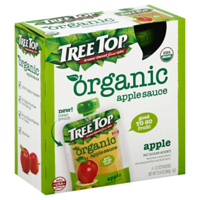 Organic Apple Sauce Pouches 3.2 OZ