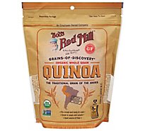 Bobs Red Mill Grains Of Discovery Organic Quinoa White Whole Grain Gluten Free Pouch - 26 Oz