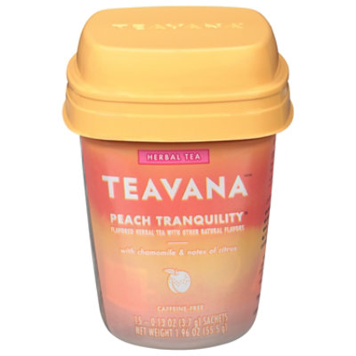 Starbucks Teavana Peach Tranquility Herbal Tea With Chamomile & Notes