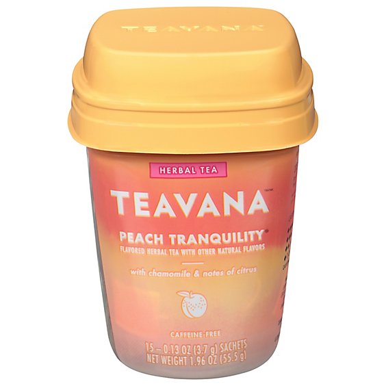 Starbucks Teavana Peach Tranquility Herbal Tea With Chamomile