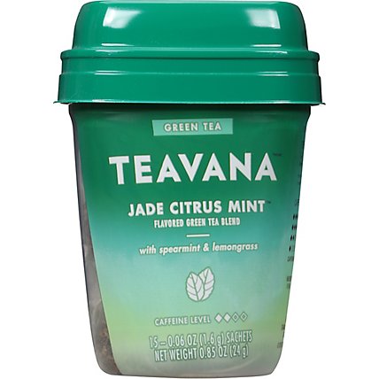 Starbucks Teavana Jade Citrus Mint Green Tea With Spearmint and Lemongrass Sachets - 15 Count - Image 2