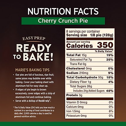 Marie Callenders Cherry Crunch Pie - 36 Oz - Image 4