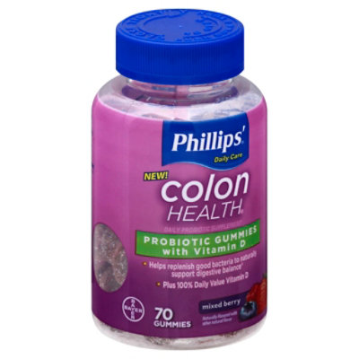 Phillips Probiotics Gummies - 70 Count - Image 1