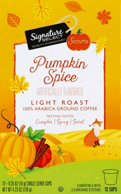 Signature SELECT Coffee Pod Pumpkin Spice - 12 Count - Image 2