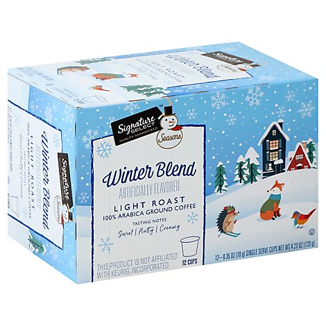 Signature Select Coffee Pod Winter Blend - 12 Count