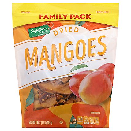 Signature Farms Mangoes Dried Family Pack - 16 Oz - Image 1