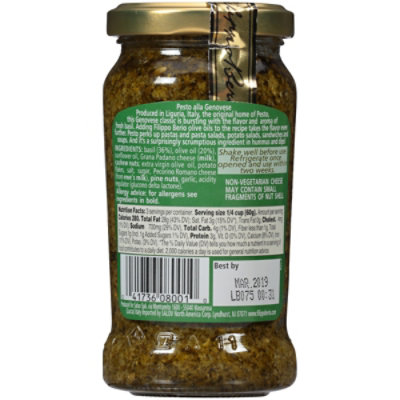 Filippo Berio Pesto Italian Recipe Classic - 6.7 Oz - Image 8