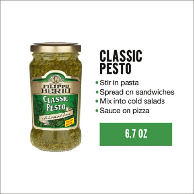 Filippo Berio Pesto Italian Recipe Classic - 6.7 Oz - Image 1