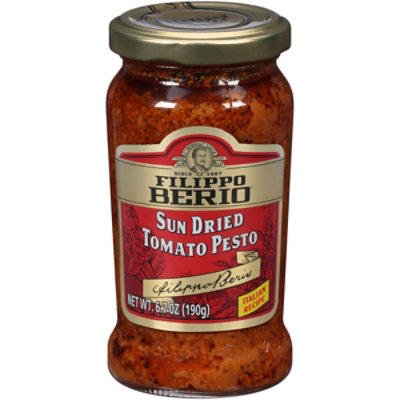 Filippo Berio Pesto Italian Recipe Sun Dried Tomato - 6.7 Oz - Image 4