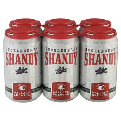 Wallace Huckleberry Shandy In Cans - 6-12 Fl. Oz.