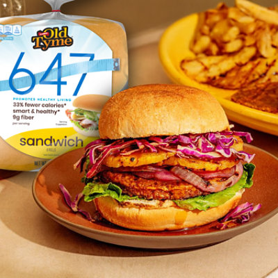 Schmidt Old Tyme 647 Sandwich Rolls Low Calorie Bread - 8 Count - Image 5