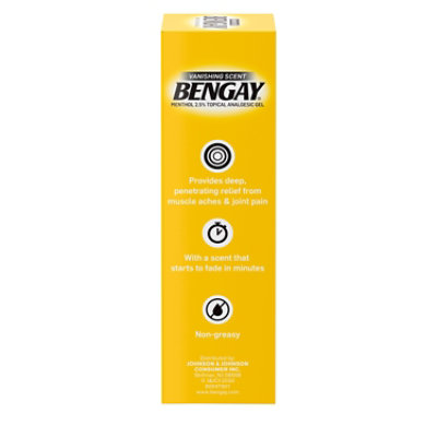Bengay Vanishing Scent Gel - 2 Oz - Image 4