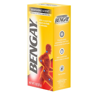 Bengay Vanishing Scent Gel - 2 Oz - Image 3