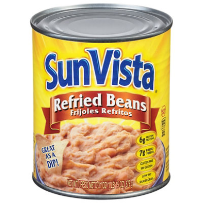 Sun Vista Refried Beans - 31 Oz - Image 2
