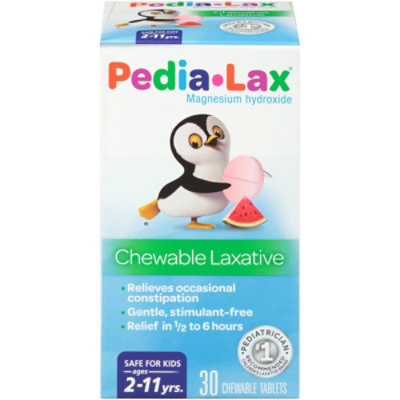 Pedia‑Lax Laxative Saline Age 2–11 Years Chewable Tablets - 30 Count - Image 3