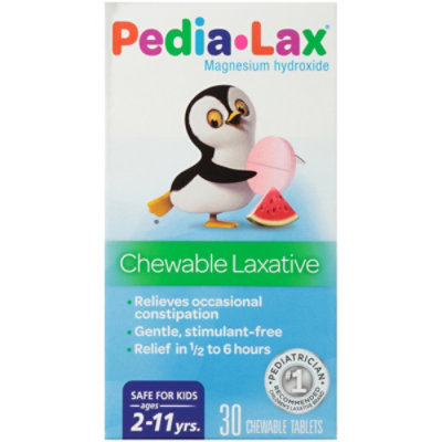 Pedia‑Lax Laxative Saline Age 2–11 Years Chewable Tablets - 30 Count - Image 2