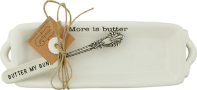 Mud Pie Circa Butter Dish - Each - Image 2