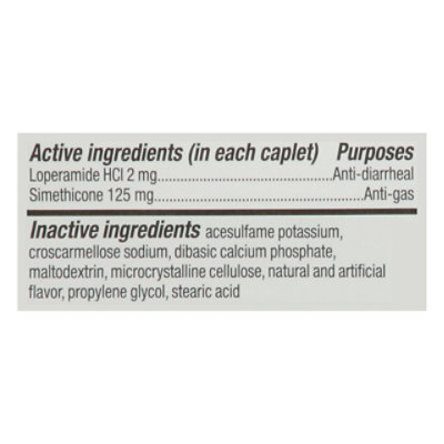 Signature Select/Care Anti Diarrheal Anti Gas Caplets - 18 Count - Image 3
