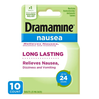 Dramamine Long Lasting - 10 Count