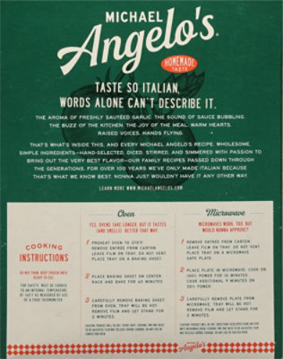 Michael Angelos Manicotti With Sauce - 28 Oz - Image 6