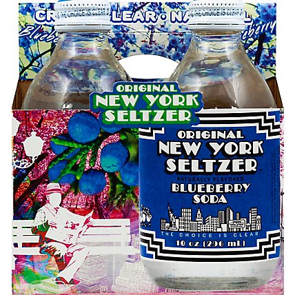 Original New York Seltzer Soda Blueberry - 4-10 Fl. Oz. - Image 2