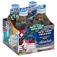Original New York Seltzer Soda Blueberry - 4-10 Fl. Oz. - Image 1