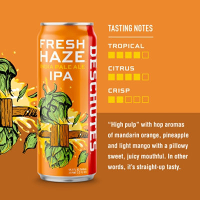 Deschutes Fresh Haze Ipa In Cans - 24-19.2 Fl. Oz. - Image 4